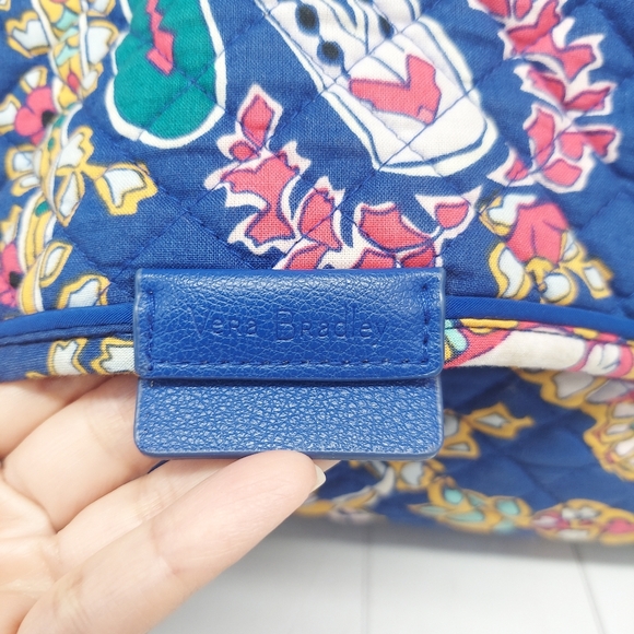 Vera Bradley Blue Romantic Paisley Messenger Women's Bag - Picture 2 of 15